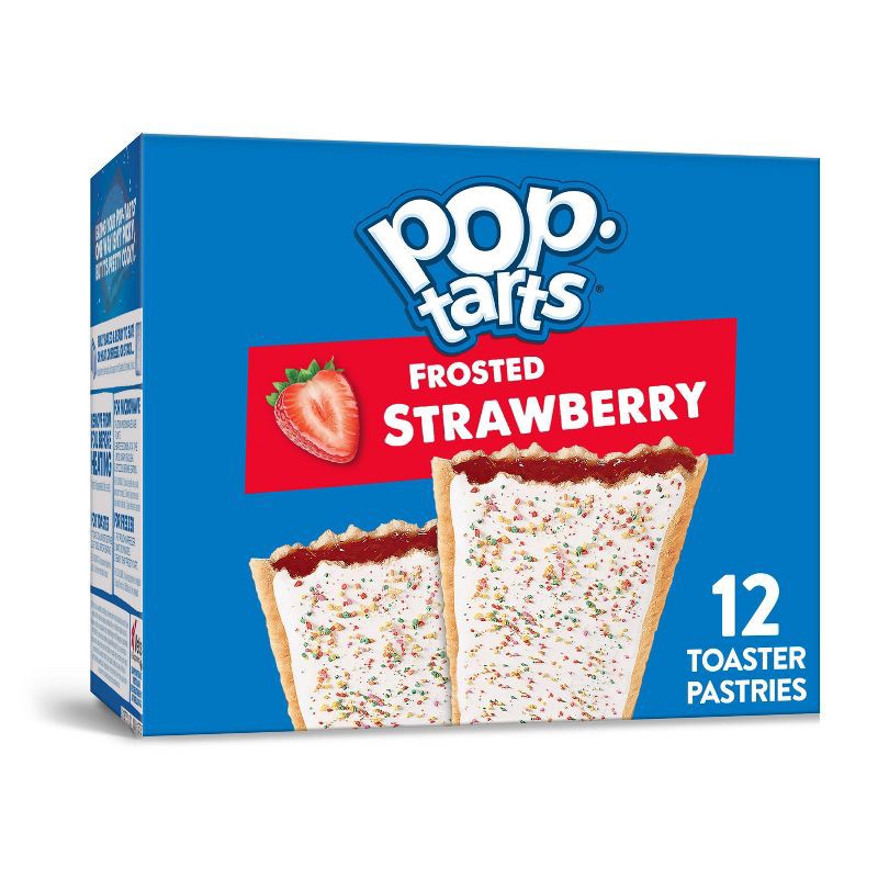 slide 1 of 8, Kellogg's Pop-Tarts Frosted Strawberry Pastries - 12ct/20.31oz, 12 ct, 20.31 oz