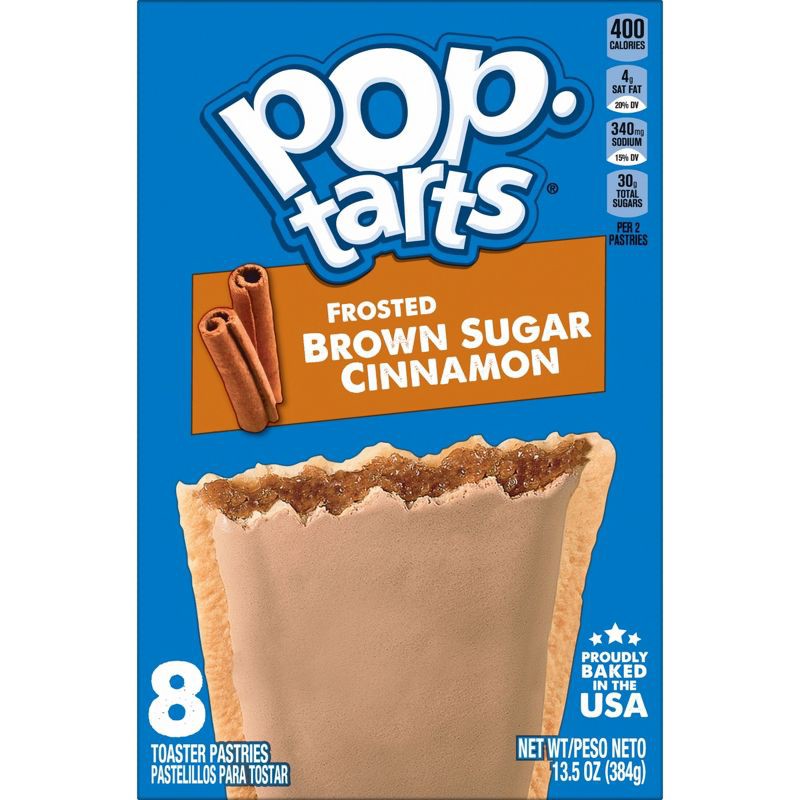 slide 10 of 11, Pop-Tarts Frosted Brown Sugar Cinnamon Pastries - 8ct/13.5oz, 8 ct; 13.5 oz