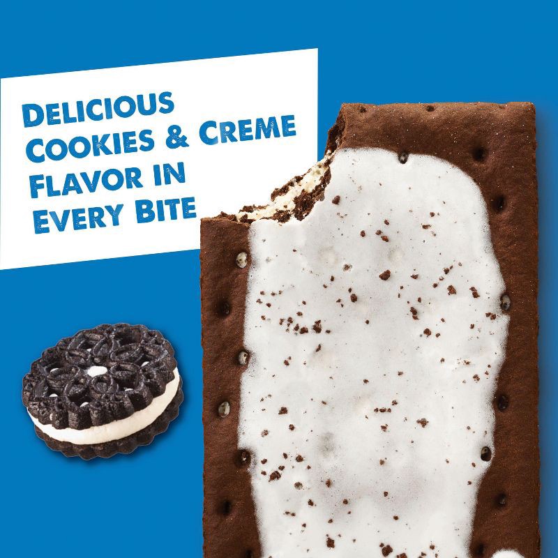 slide 3 of 8, Pop-Tarts Frosted Cookies & Crème Pastries - 12ct/20.3oz, 12 ct; 20.3 oz