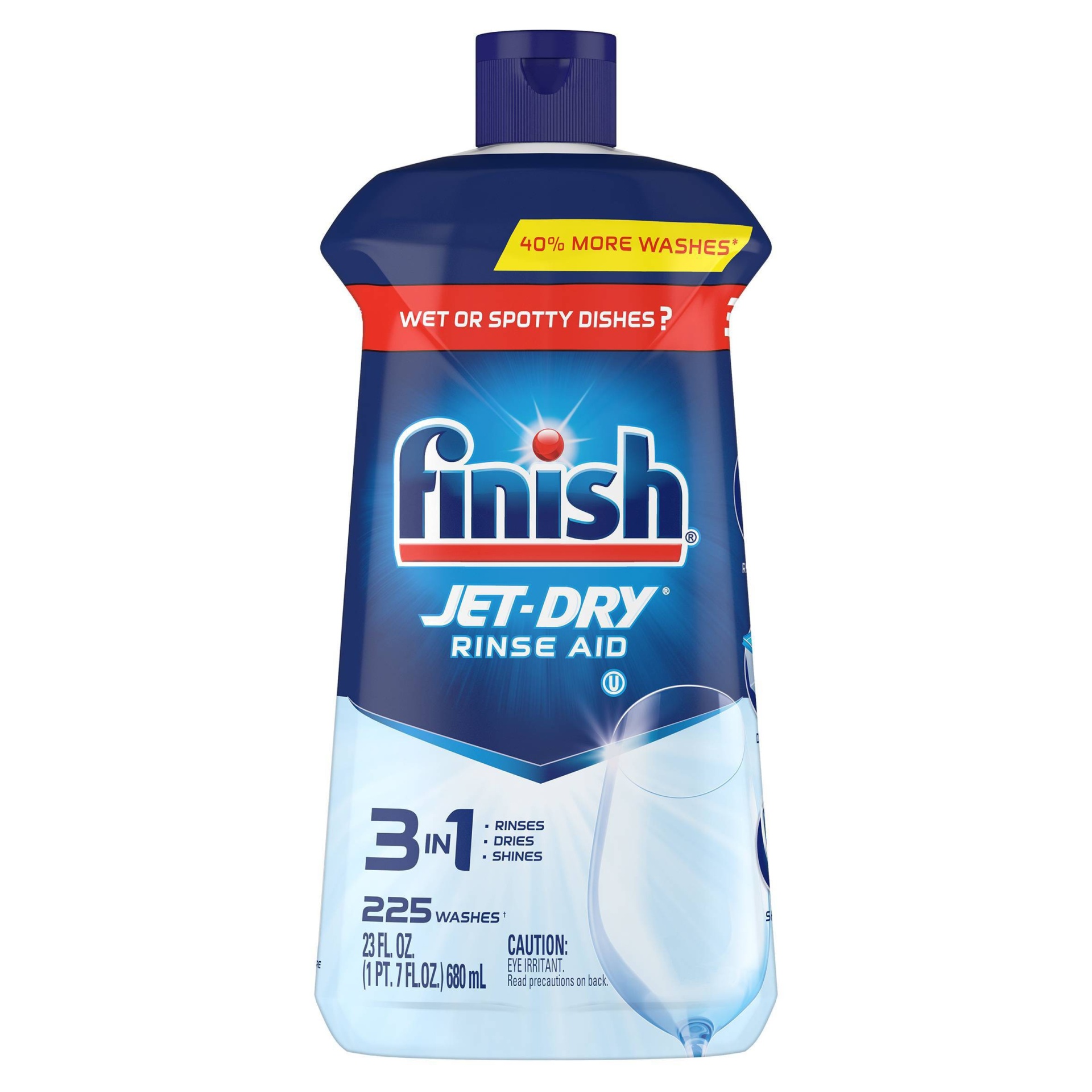 slide 1 of 7, Finish Jet-Dry Rinse Aid, Dishwasher Rinse & Drying Agent - 23 fl oz, 23 fl oz