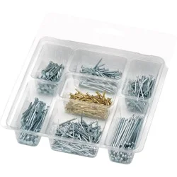 Liberty 485pc Utility Nail/Brads Assortment Hardware Fastener Sets