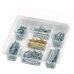 Liberty 485pc Utility Nail/Brads Assortment Hardware Fastener Sets