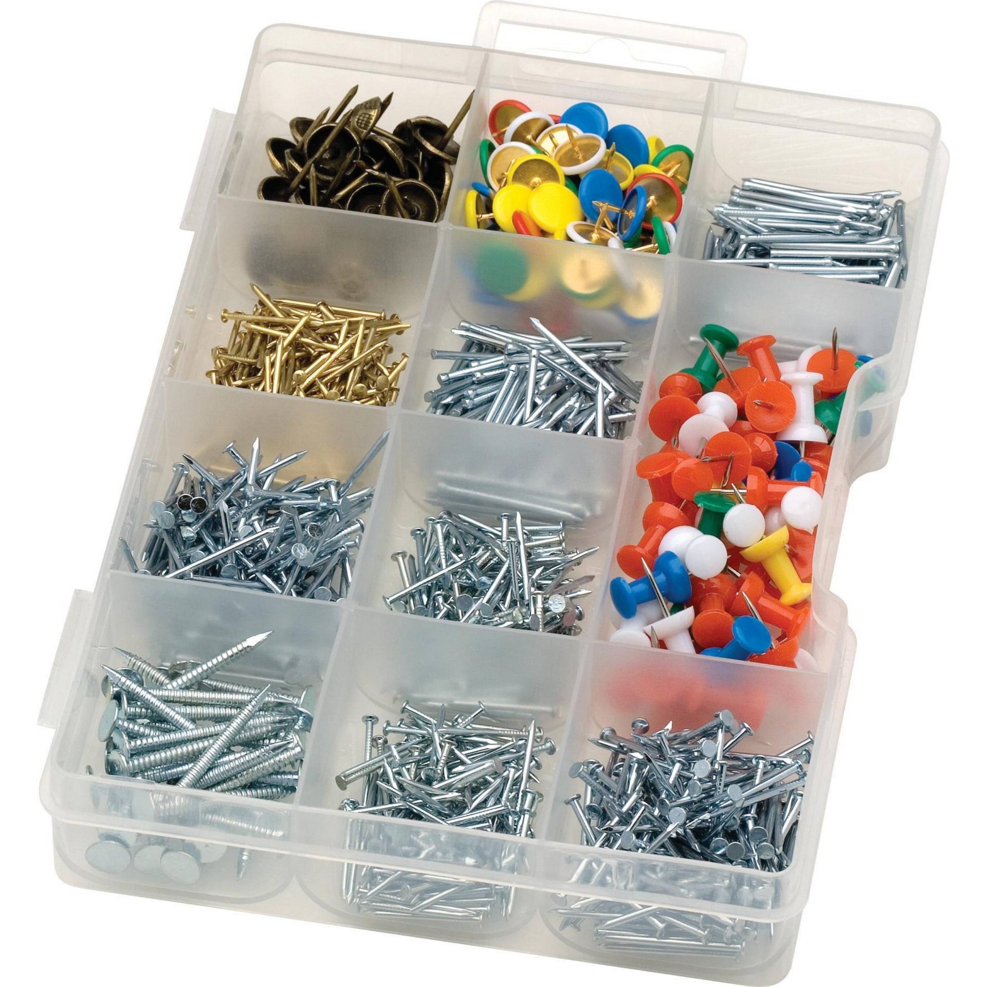 slide 1 of 1, Liberty 1000pc Nail/Tack/Brad Hardware Fastner Sets, 1000 ct