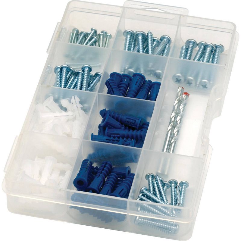 slide 1 of 1, Liberty Drywall drill Bit Screw and Anchor Hardware Fastener Kit, 1 ct