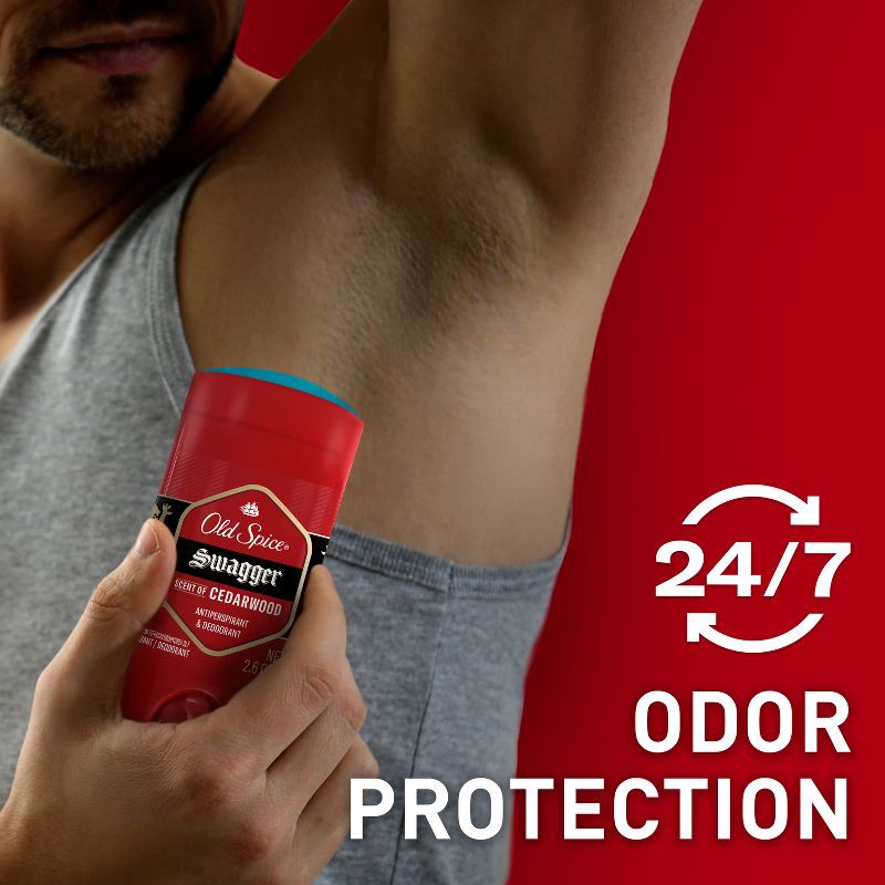 slide 4 of 10, Old Spice Red Collection Solid Deodorant for Men Swagger Scent - Aluminum-Free 2pk/3oz, 2 ct; 3 oz