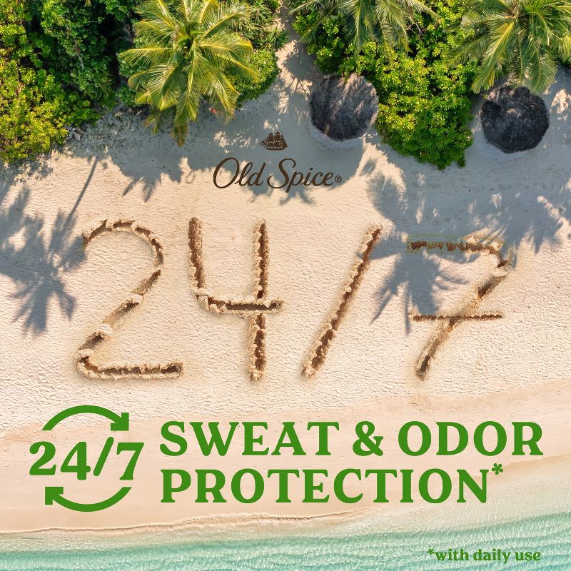 slide 3 of 11, Old Spice Men's Fiji with Palm Tree Antiperspirant & Deodorant - 2.6oz/2pk, 2 ct; 2.6 oz