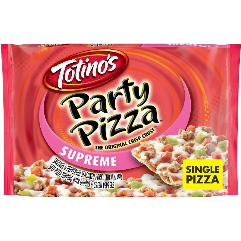 slide 11 of 11, Totino's Supreme Party Frozen Pizza - 10.9oz, 10.9 oz