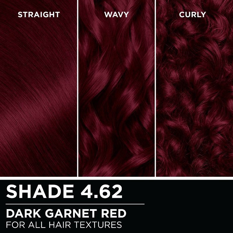 slide 8 of 10, Garnier Olia Brilliant Color - 4.62 Dark Garnet Red, 1 ct