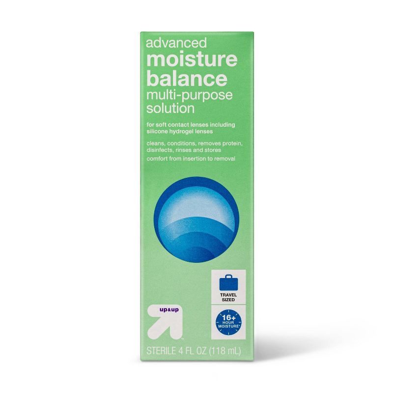 slide 6 of 8, Multipurpose Contact Lens Solution Comfort Formula - 4 fl oz - up&up™, 4 fl oz