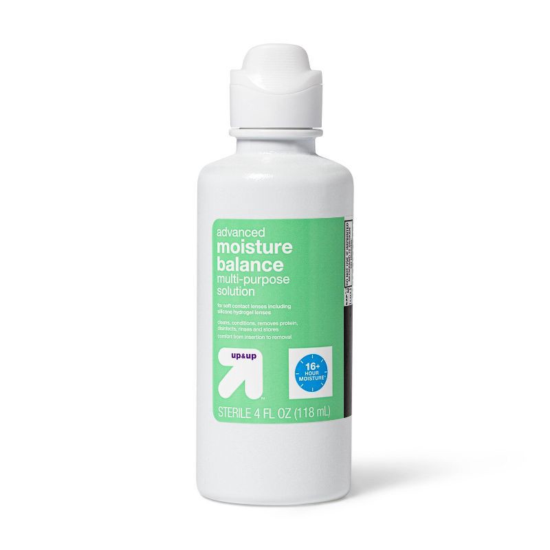 slide 8 of 8, Multipurpose Contact Lens Solution Comfort Formula - 4 fl oz - up&up™, 4 fl oz