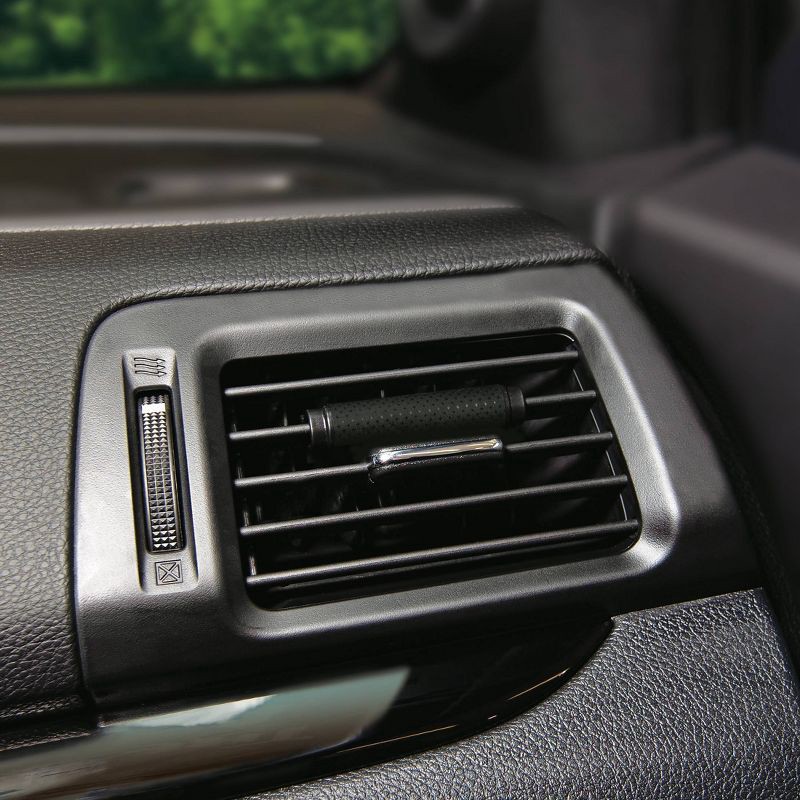 slide 4 of 5, Little Trees 4pk Vent Wrap New Car Scent Air Fresheners: Car Freshener Vent Clip, Disposable, Black, 2 Weeks Duration, 4 ct