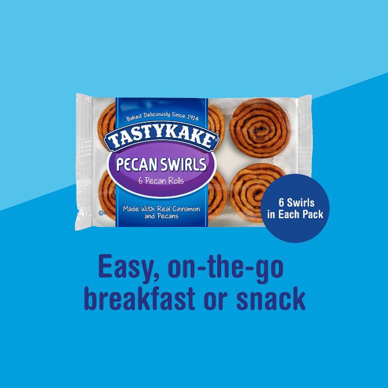 slide 5 of 16, Tastykake Pecan Swirls - 6oz/6ct, 6 ct; 6 oz