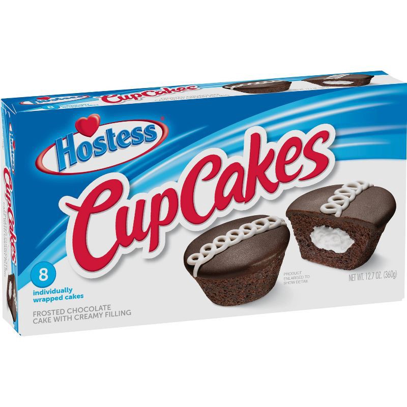 slide 8 of 12, Hostess Chocolate Cup Cakes - 8ct/12.7oz, 8 ct; 12.7 oz