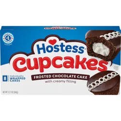Hostess Chocolate Cup Cakes - 12.7oz/8ct