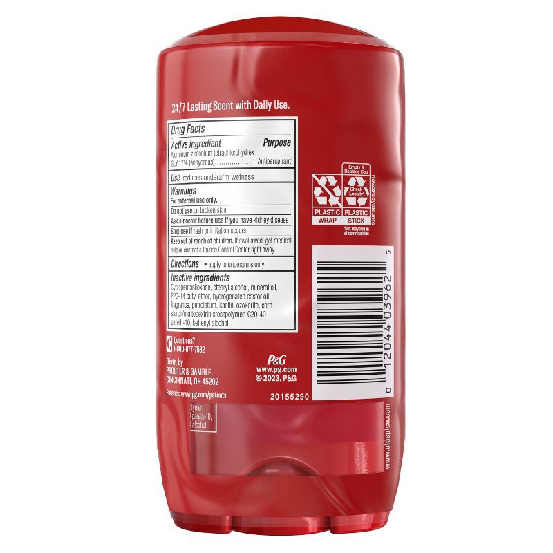 slide 7 of 7, Old Spice Red Collection Swagger Invisible Solid Antiperspirant & Deodorant for Men - 2.6oz/2pk, 2 ct; 2.6 oz