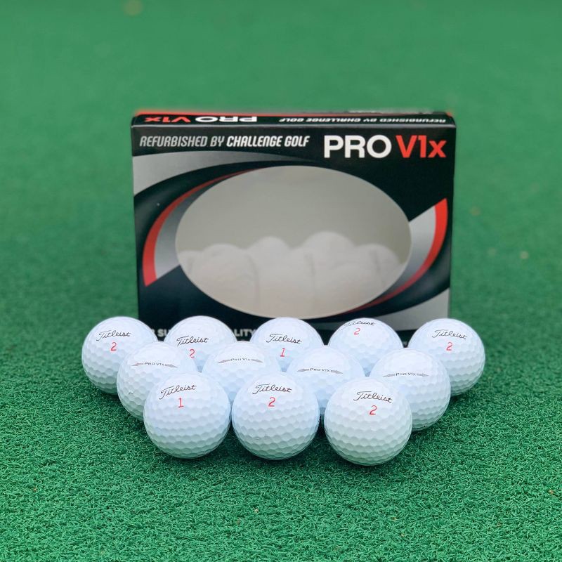 slide 3 of 4, Challenge Golf Titleist PRO V1x Refurbished AA Golf Balls - 12pk, 12 ct