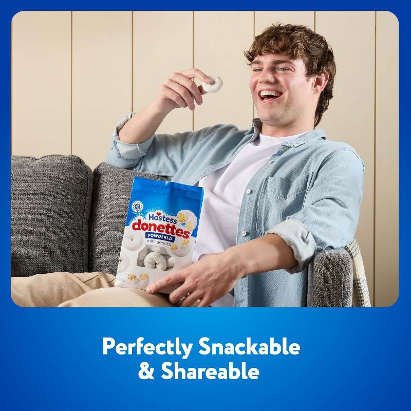 slide 2 of 7, Hostess Donettes Powdered Mini Donuts - 10oz, 10 oz