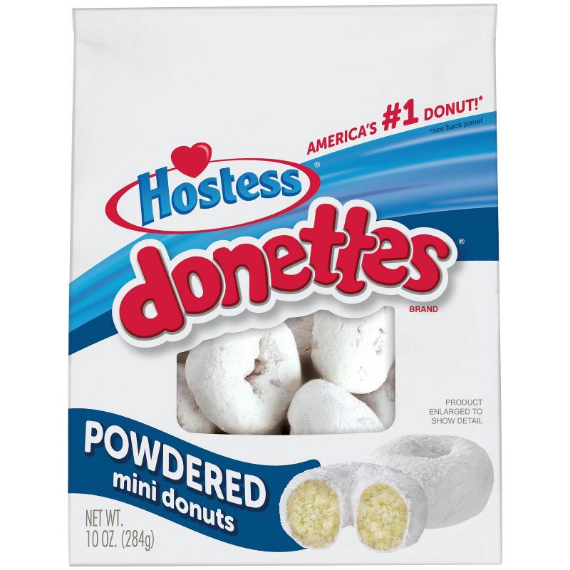 slide 9 of 13, Hostess Donettes Powdered Mini Donuts - 10oz, 10 oz