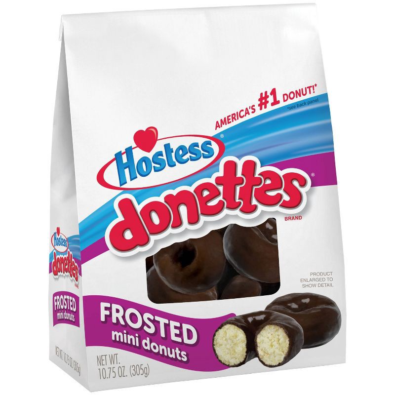 slide 9 of 12, Hostess Donettes Frosted Mini Donuts - 10.75oz, 10.75 oz