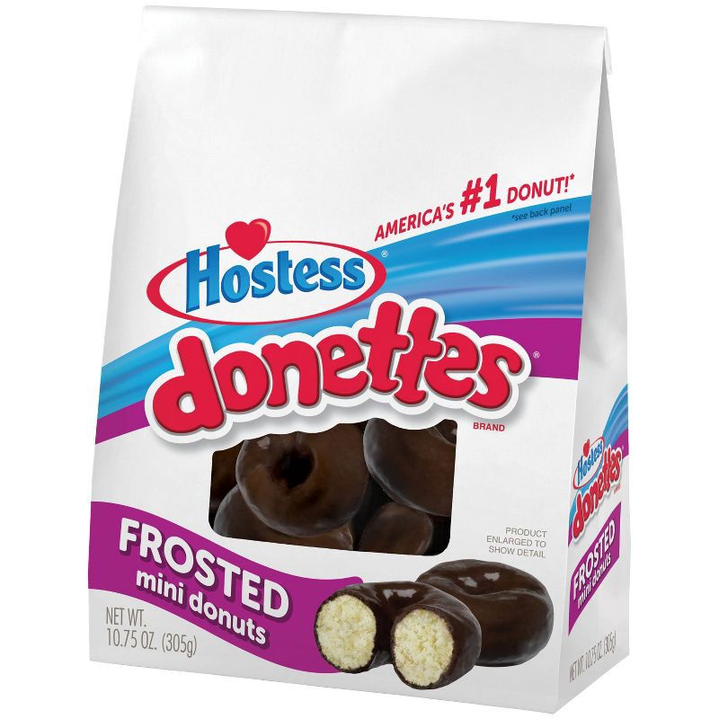 slide 10 of 12, Hostess Donettes Frosted Mini Donuts - 10.75oz, 10.75 oz