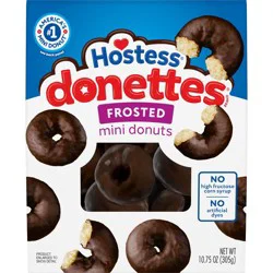 Hostess Donettes Frosted Mini Donuts - 10.75oz: No Artificial Sweeteners, No High Fructose Corn Syrup, Tree Nut Free