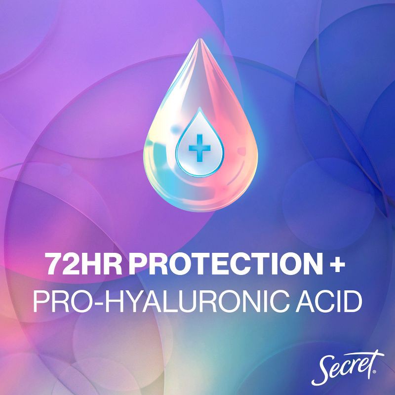 slide 3 of 10, Secret Fresh Clear Gel Antiperspirant & Deodorant - Delicate Rose - 2.6oz, 2.6 oz