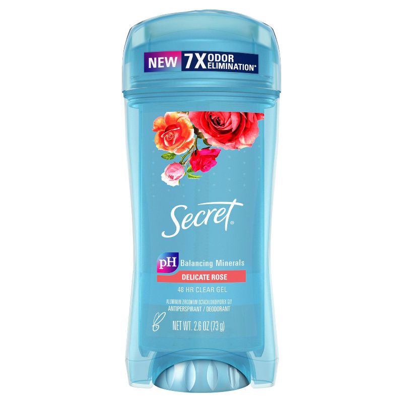 slide 1 of 11, Secret Fresh Clear Gel Antiperspirant and Deodorant for Women - Delicate Rose - 2.6oz, 2.6 oz