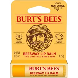 Burt&#x27;s Bees Natural Origin Beeswax Lip Balm - 0.15oz