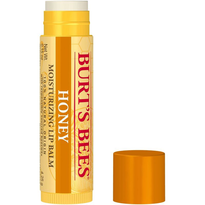 slide 2 of 6, Burt's Bees 100% Natural Origin Honey Lip Balm - 0.15oz​, 0.15 oz