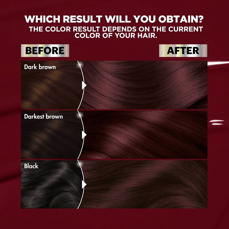 slide 3 of 12, Garnier Nutrisse Ultra Color Nourishing Color Creme - BR1 Deepest Intense Burgundy, 1 ct