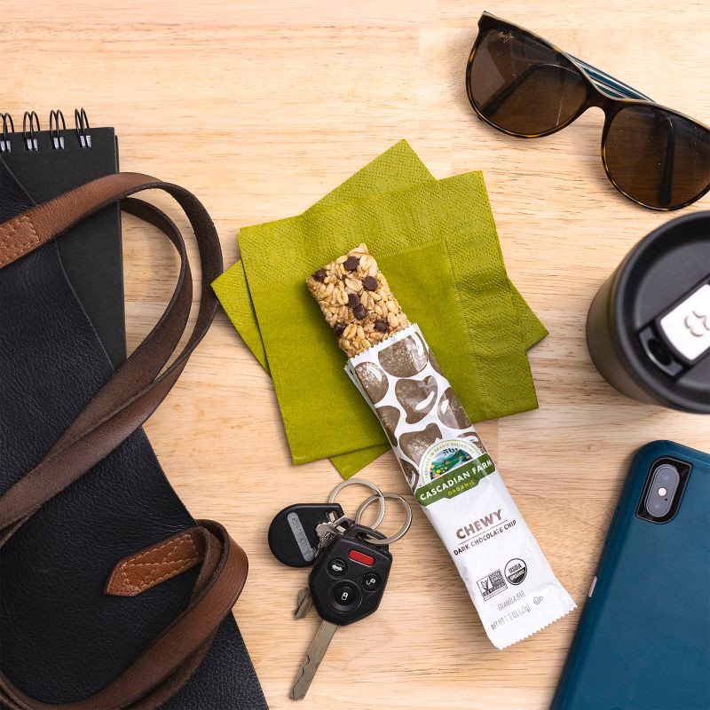 slide 6 of 10, Cascadian Farms Organic Dark Chocolate Chip Chewy Granola Bars - 10ct/12.3oz, 10 ct; 12.3 oz