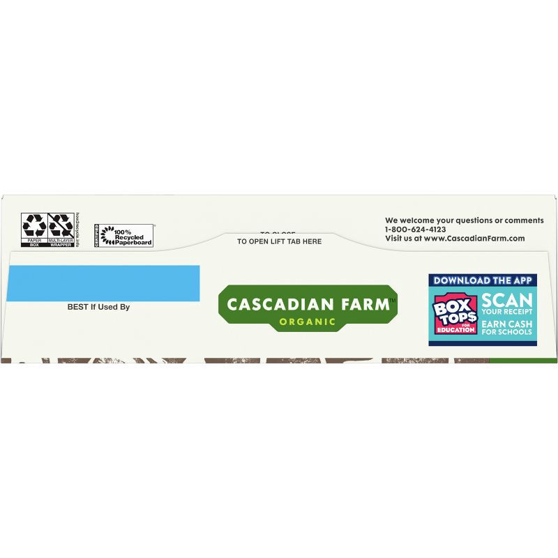 slide 8 of 10, Cascadian Farms Organic Dark Chocolate Chip Chewy Granola Bars - 10ct, 10 ct