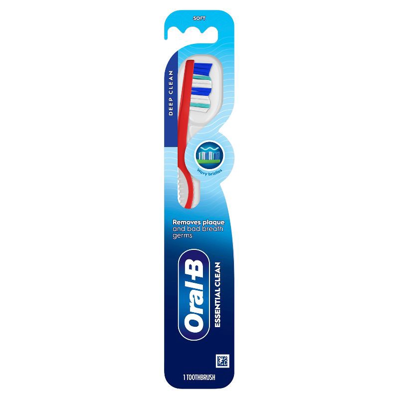 slide 2 of 9, Oral-B Healthy Clean Soft Bristle Manual Toothbrush - 1ct, 1 ct