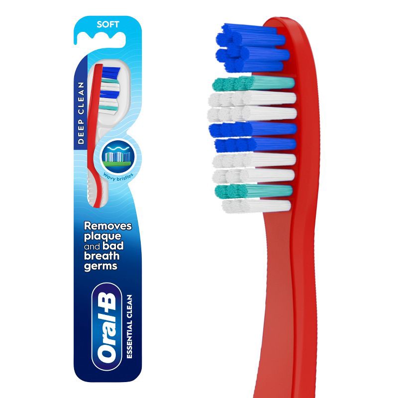 slide 1 of 9, Oral-B Healthy Clean Soft Bristle Manual Toothbrush - 1ct, 1 ct