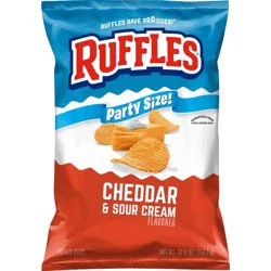 Ruffles Cheddar And Sour Cream Potato Chips - 12.5oz