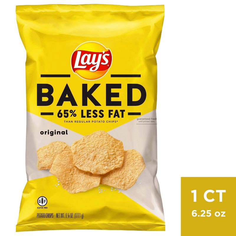 slide 1 of 5, Lay's Oven Baked Original Potato Crisps - 6.25oz, 6.25 oz