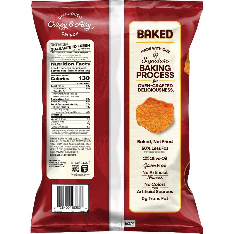 slide 2 of 6, Lay's Oven Baked Barbecue Flavored Potato Chips - 6.25oz, 6.25 oz