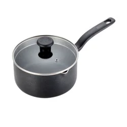 T-Fal Simply Cook 3qt Nonstick Sauce Pan with Lid Black