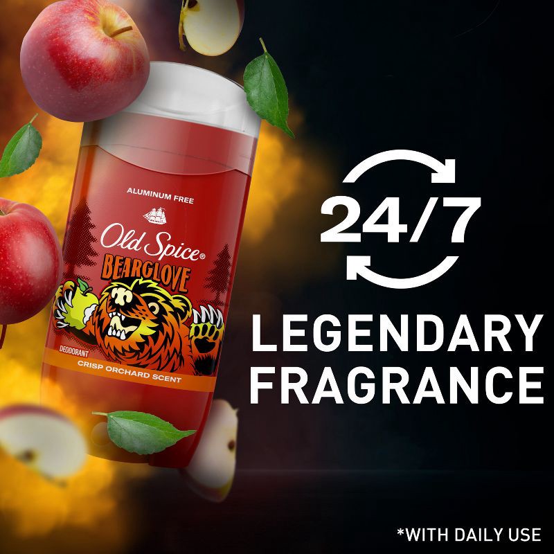 slide 4 of 10, Old Spice Wild Collection Bearglove Deodorant - 3oz, 3 oz