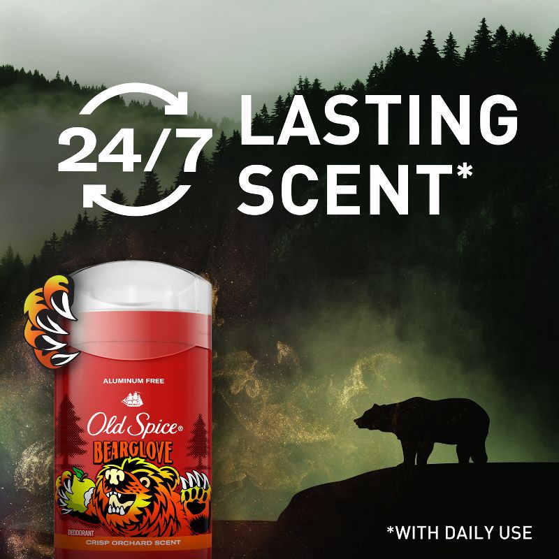 slide 6 of 10, Old Spice Wild Collection Bearglove Deodorant - 3oz, 3 oz