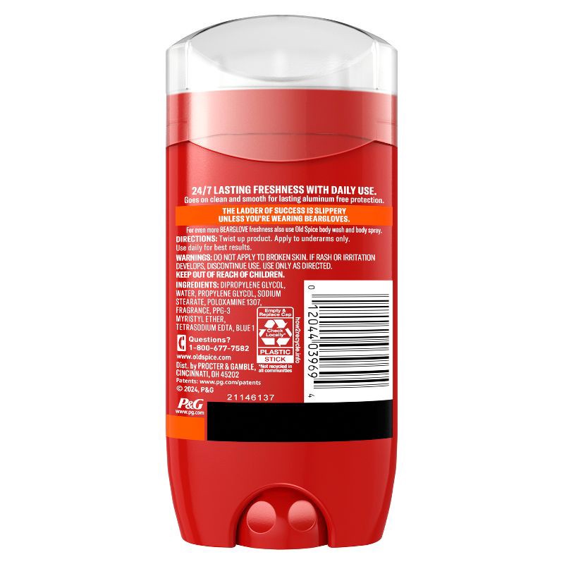 slide 10 of 10, Old Spice Wild Collection Bearglove Deodorant - 3oz, 3 oz