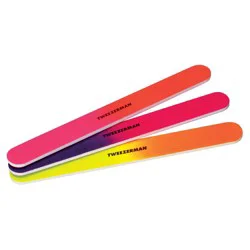 Tweezerman Nail Files - Neon Hot - 3ct