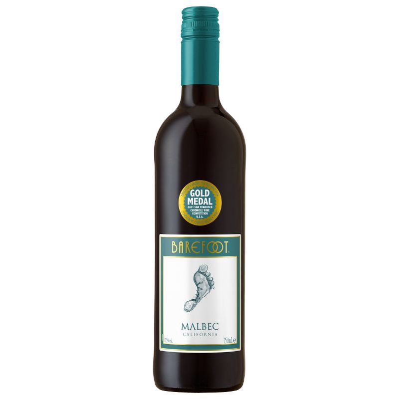 slide 1 of 4, Barefoot Cellars Malbec Red Wine - 750ml Bottle, 750 ml
