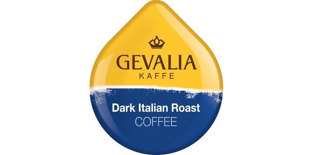 slide 4 of 4, Tassimo Gevalia Kaffe Dark Roast Italian Roast Extra Bold Roast Disc Coffee Pods, 12 ct