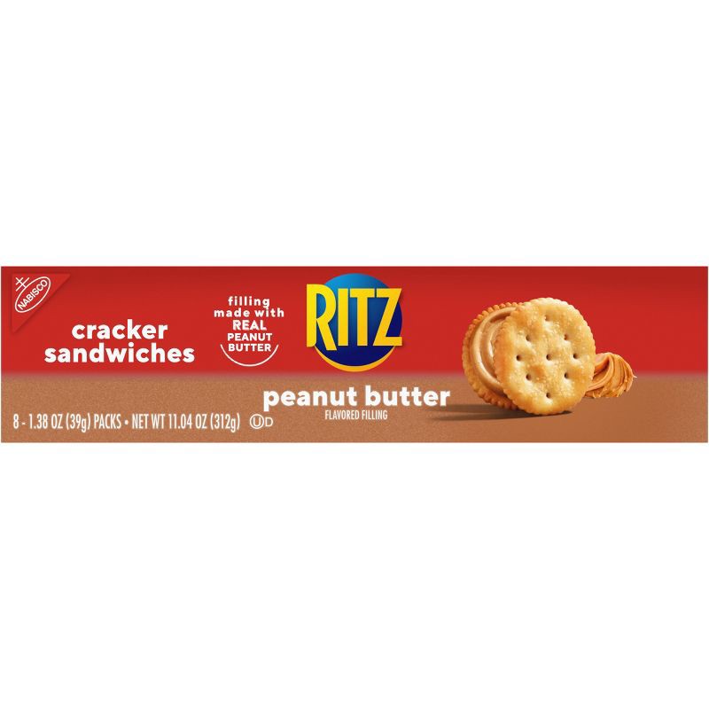 slide 14 of 14, Ritz Cracker Sandwiches with Peanut Butter - 8ct/11.04oz, 8 ct, 11.04 oz