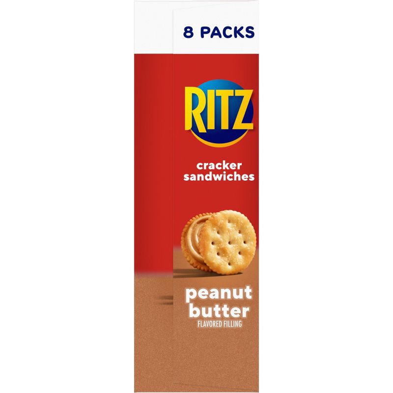 slide 11 of 14, Ritz Cracker Sandwiches with Peanut Butter - 8ct/11.04oz, 8 ct, 11.04 oz