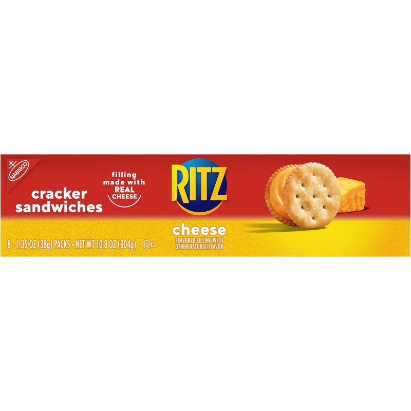 slide 13 of 14, Ritz Cracker Sandwiches with Cheese - 8ct/10.8oz, 8 ct, 10.8 oz