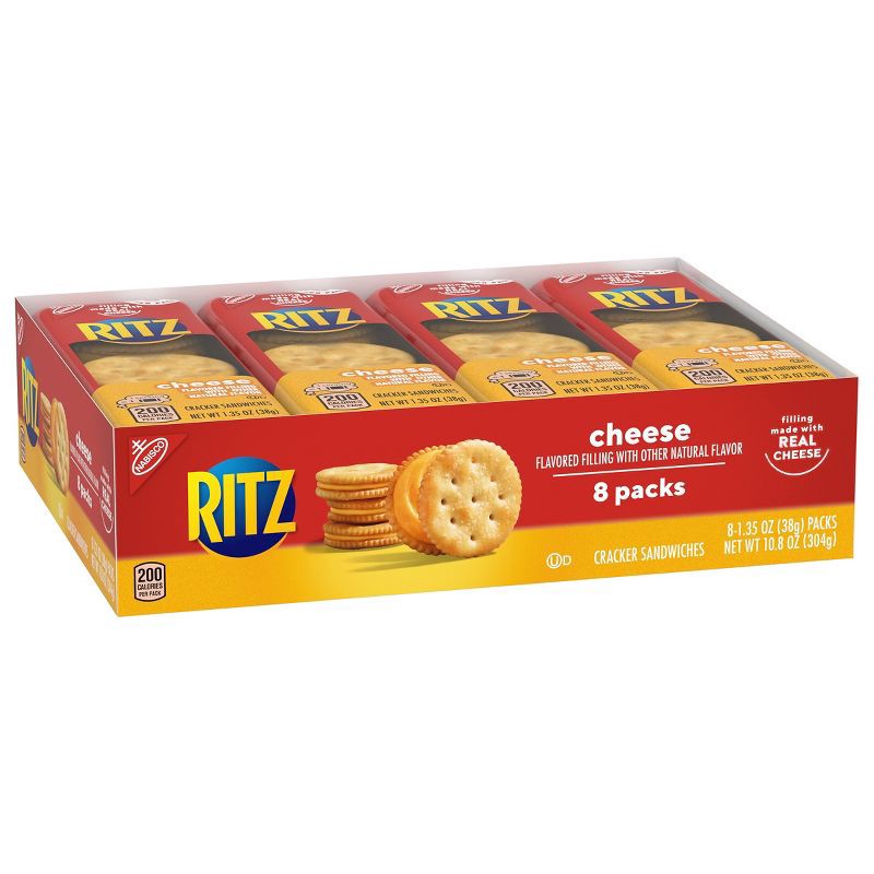 slide 7 of 14, Ritz Cracker Sandwiches with Cheese - 8ct/10.8oz, 8 ct, 10.8 oz