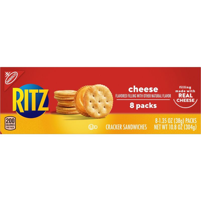 slide 10 of 14, Ritz Cracker Sandwiches with Cheese - 8ct/10.8oz, 8 ct, 10.8 oz