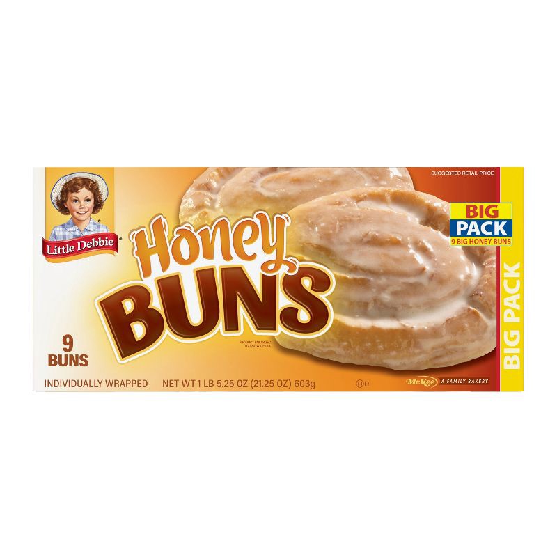 slide 2 of 4, Little Debbie Honey Buns - 9ct/21.25oz, 9 ct, 21.25 oz